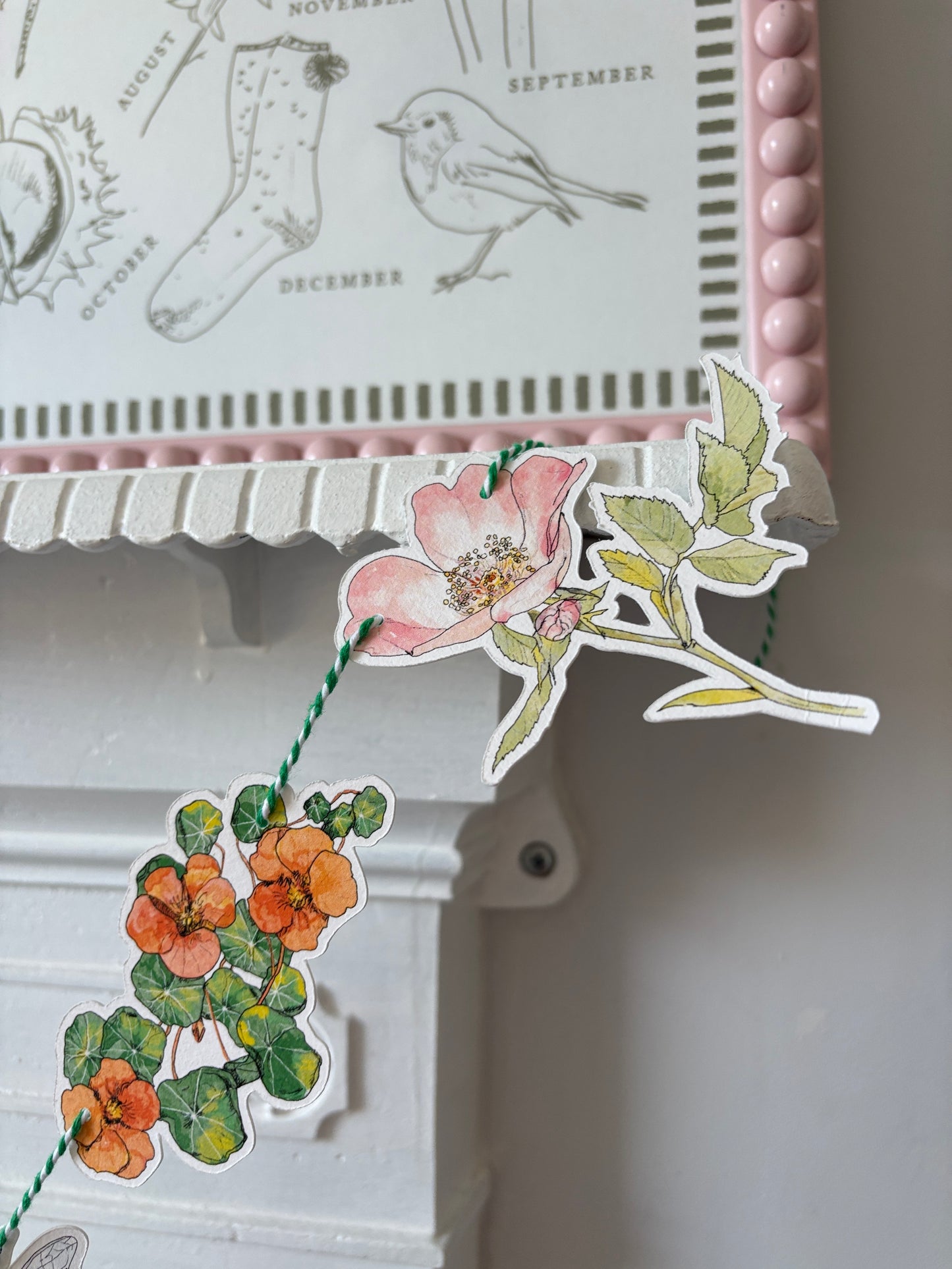 Summer Edition Illustrated Garland