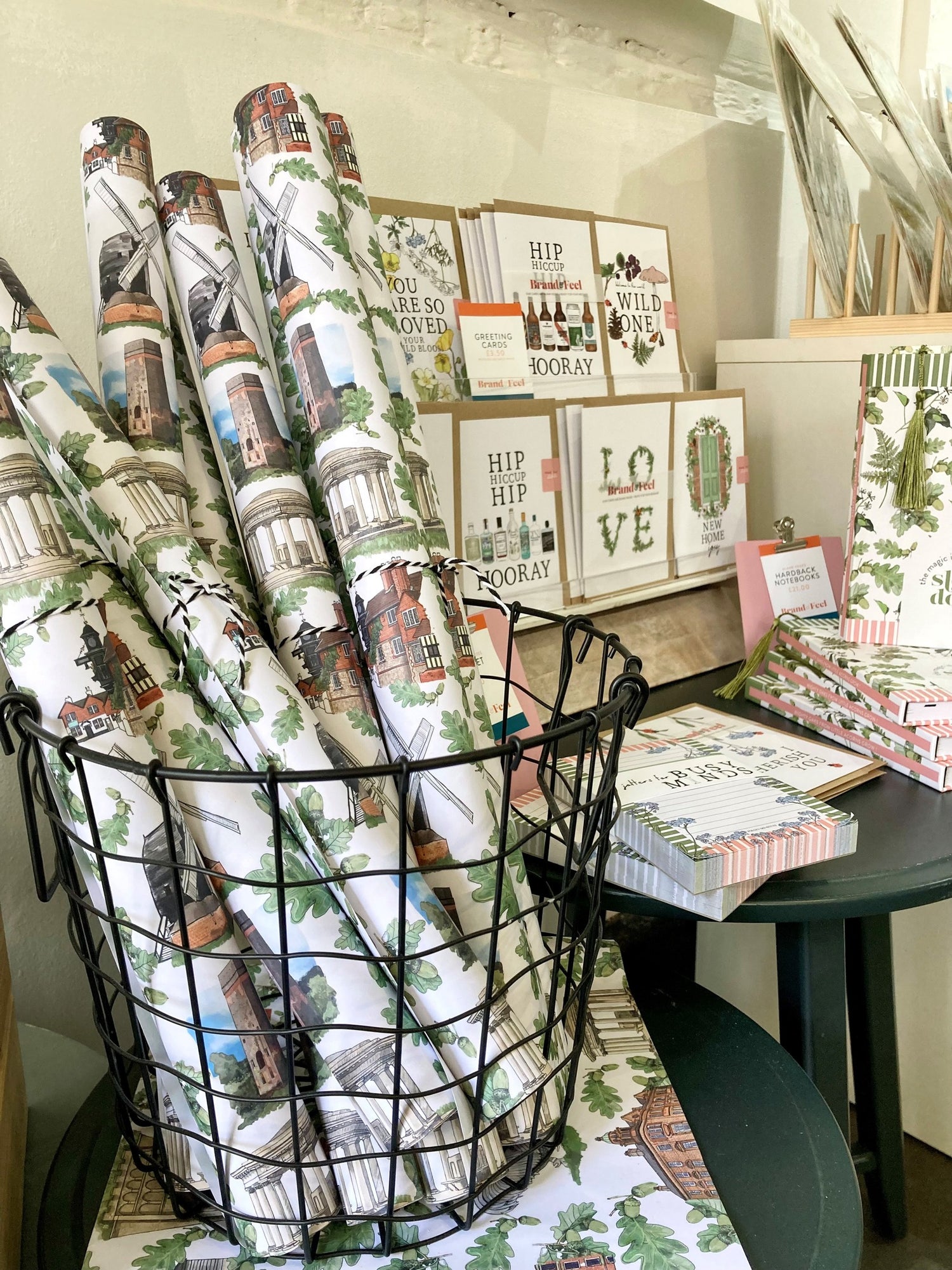 Reigate art prints in independent popup shop in Reigate
