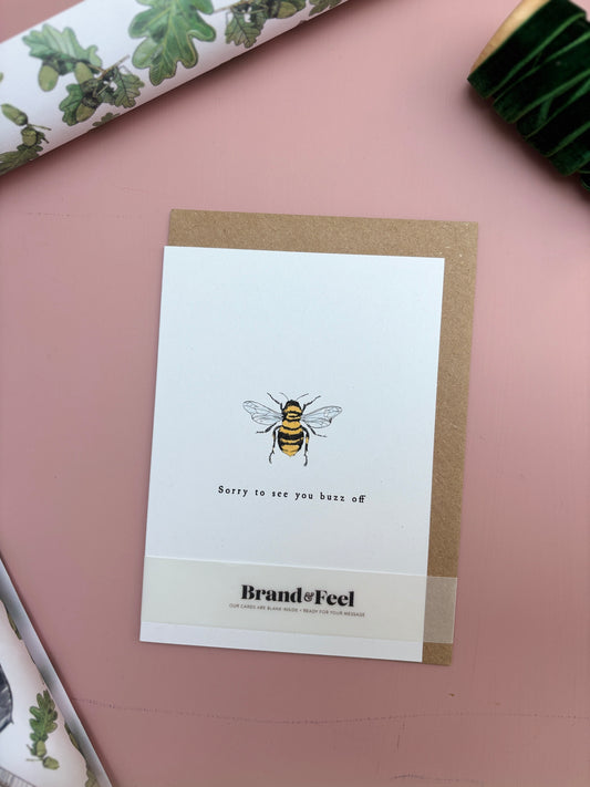 Leaving card | A6 card