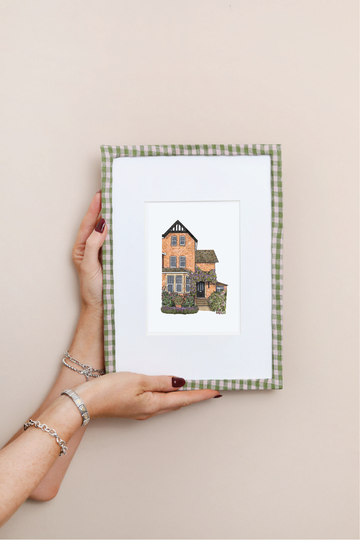 Custom house portrait from photograph