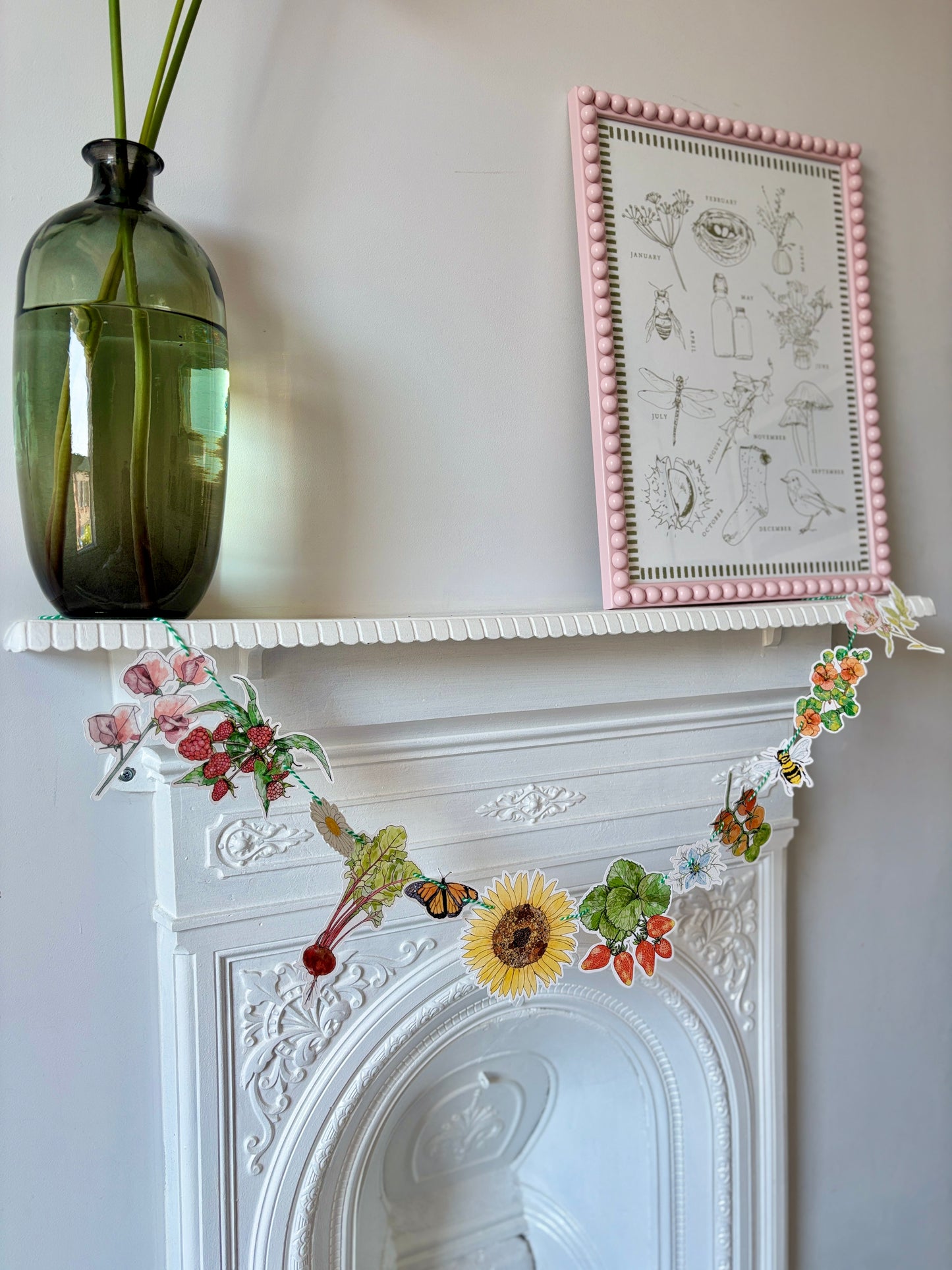 Summer Edition Illustrated Garland