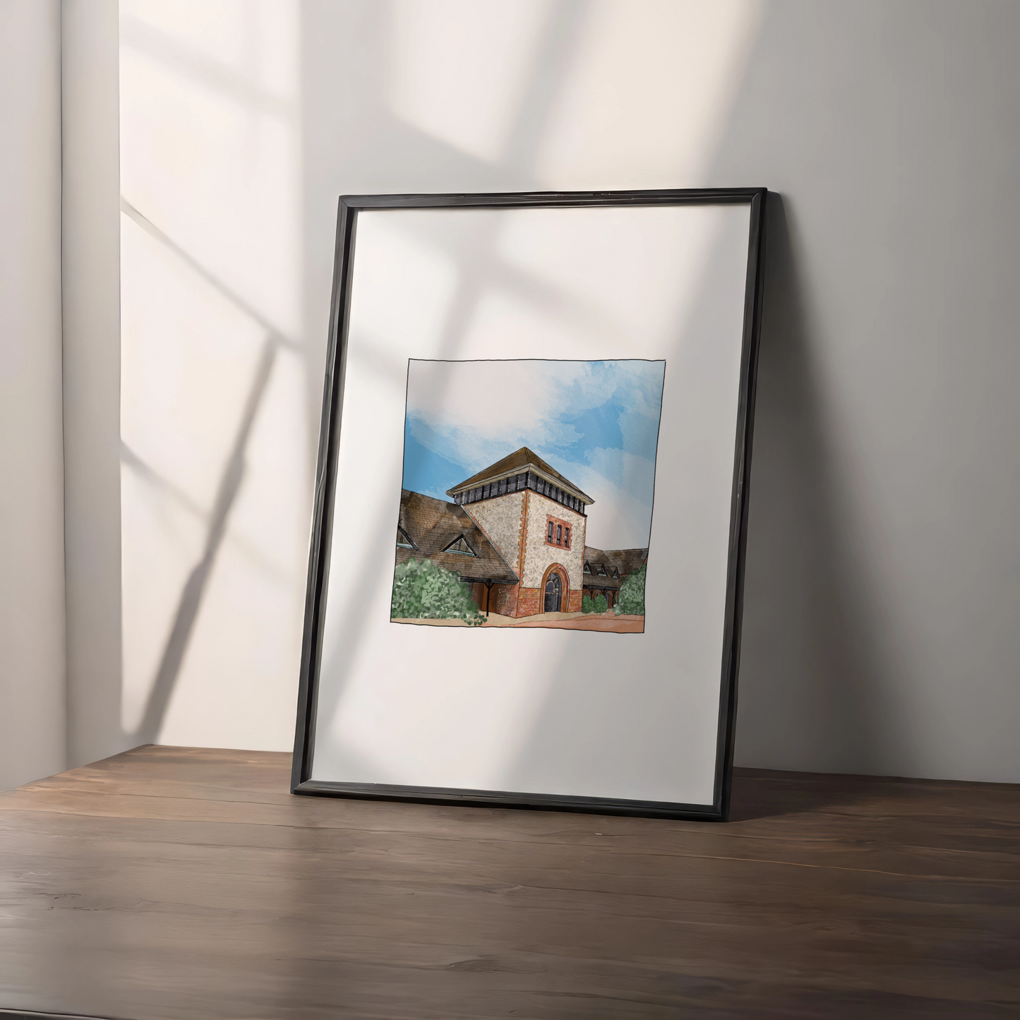 Denbies Wine Estate  | A4 Print | Entrance building