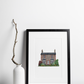 House portrait | Bespoke commission | A4 print only