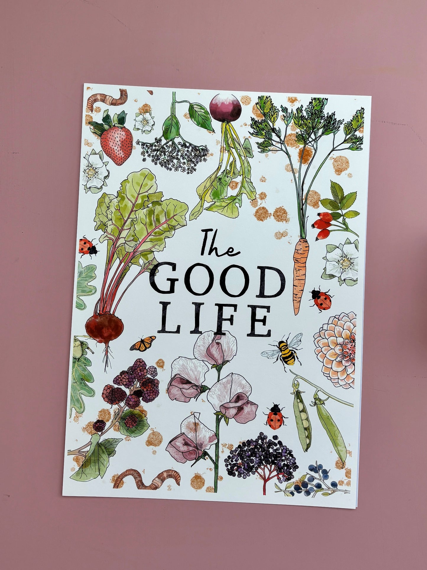 The Good Life | A4 Illustrated Print