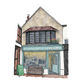 Illustration of small business shop front
