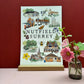 Nutfield | A4 Print Surrey Village Art Print